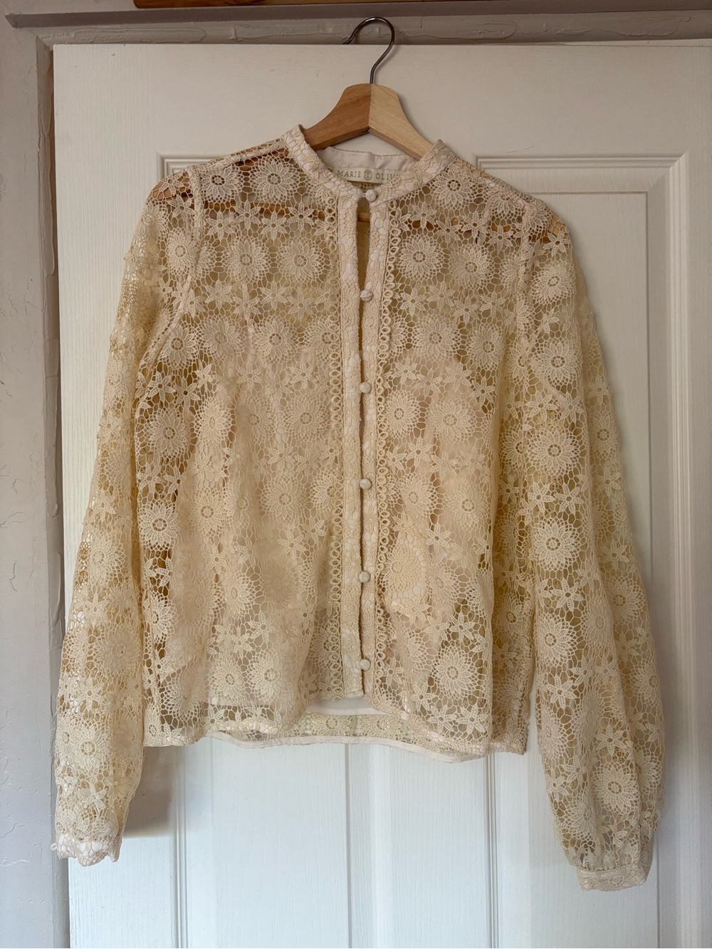 Sundance lace button down